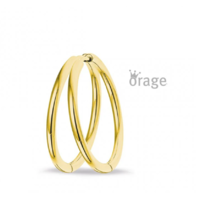 Juweel ORAGE KIDS BUIS CREOOL STAAL GEEL 25MM K2831  Juweel ORAGE KIDS BUIS CREOOL STAAL GEEL 25MM K2831