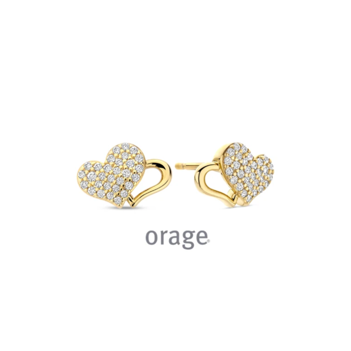 Juweel ORAGE OORSTEKERS HART BA232 