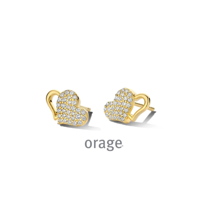 Juweel ORAGE OORSTEKERS HART BA232 