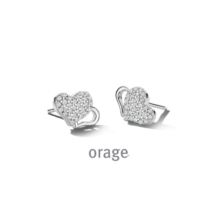 Juweel ORAGE OORSTEKERS HART BA233 