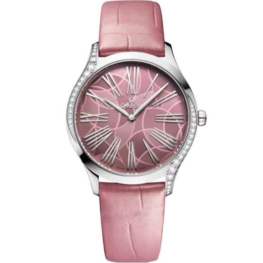 Horloge OMEGA DE VILLE TRESOR 36 MM, STEEL ON ALLIGATOR ROSE 428.18.36.60.10.001 Horloge OMEGA DE VILLE TRESOR 36 MM, STEEL ON ALLIGATOR ROSE 428.18.36.60.10.001