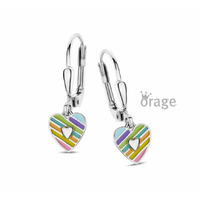 Juweel ORAGE KIDS OORSLINGERS HART MULTICOLOR K2902 Juweel ORAGE KIDS OORSLINGERS HART MULTICOLOR K2902