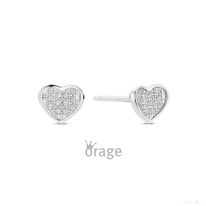 Juweel ORAGE KIDS OORSTEKERS HART K2908 