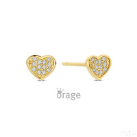 Juweel ORAGE KIDS OORSTEKERS HART K2909 Juweel ORAGE KIDS OORSTEKERS HART K2909