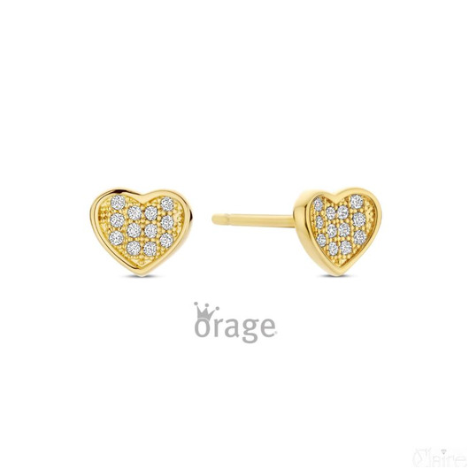 Juweel ORAGE KIDS OORSTEKERS HART K2909 Juweel ORAGE KIDS OORSTEKERS HART K2909