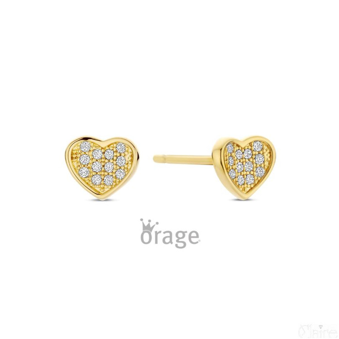 Juweel ORAGE KIDS OORSTEKERS HART K2909 
