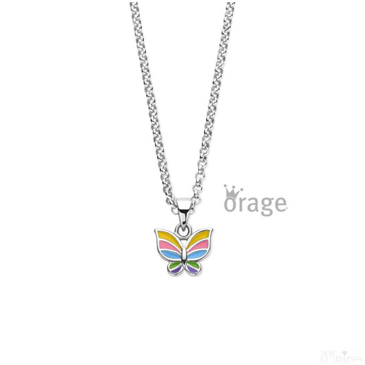 Juweel ORAGE KIDS KETTING VLINDER MULTICOLOR K2911  Juweel ORAGE KIDS KETTING VLINDER MULTICOLOR K2911