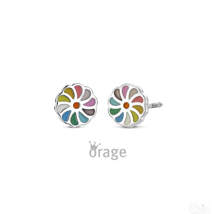 Juweel ORAGE KIDS OORSTEKERS BLOEM MULTICOLOR K2916 