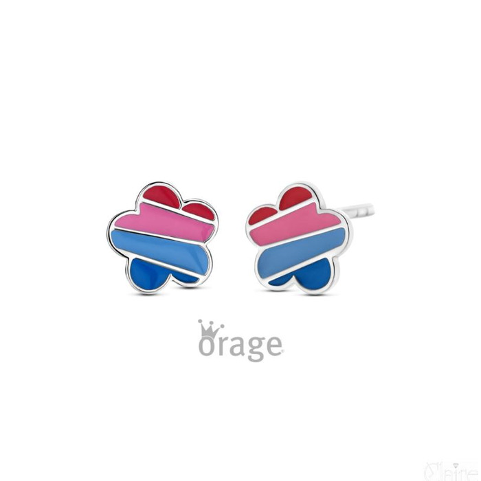 Juweel ORAGE KIDS OORSTEKERS BLOEM MULTICOLOR K2921 