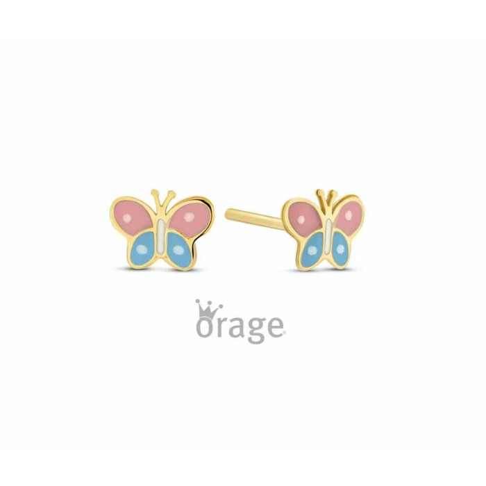 Juweel ORAGE KIDS OORSTEKERS VLINDER 9K GEEL GOUD K2957 