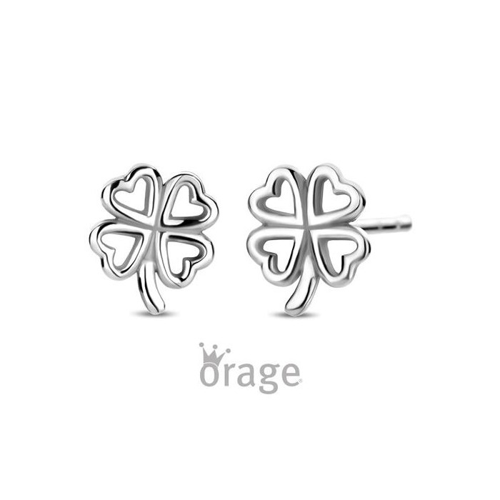 Juweel ORAGE KIDS OORSTEKERS KLAVERTJE K2972 