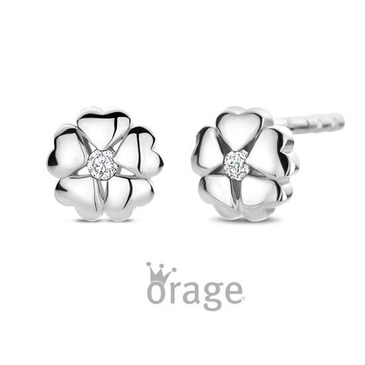 Juweel ORAGE KIDS OORSTEKERS KLAVERTJE K2975  Juweel ORAGE KIDS OORSTEKERS KLAVERTJE K2975