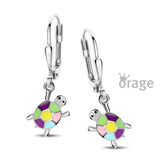 Juweel ORAGE KIDS OORSLINGERS SCHILDPAD MULTICOLOR K2977  Juweel ORAGE KIDS OORSLINGERS SCHILDPAD MULTICOLOR K2977