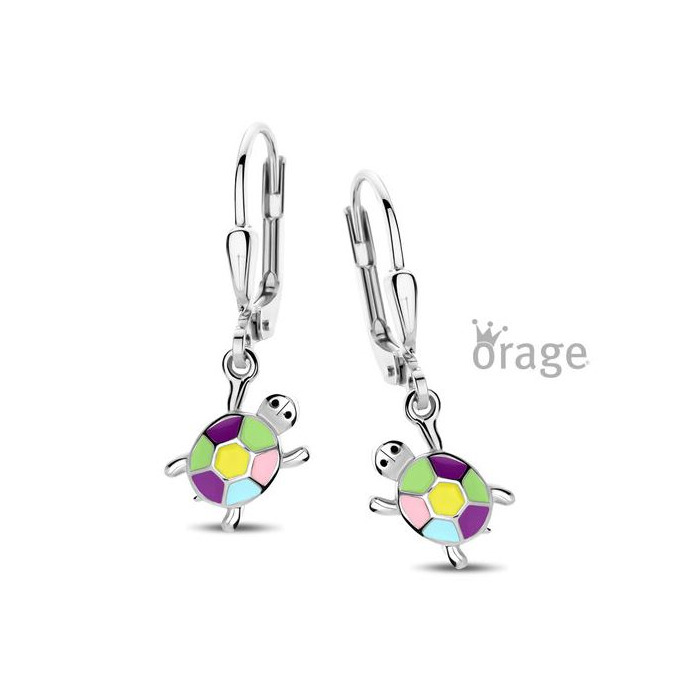 Juweel ORAGE KIDS OORSLINGERS SCHILDPAD MULTICOLOR K2977 