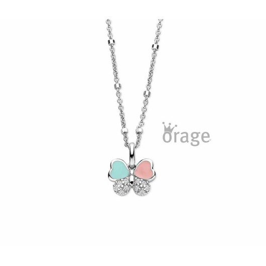 Juweel ORAGE KIDS KETTING VLINDER MULTICOLOR K2985 Juweel ORAGE KIDS KETTING VLINDER MULTICOLOR K2985