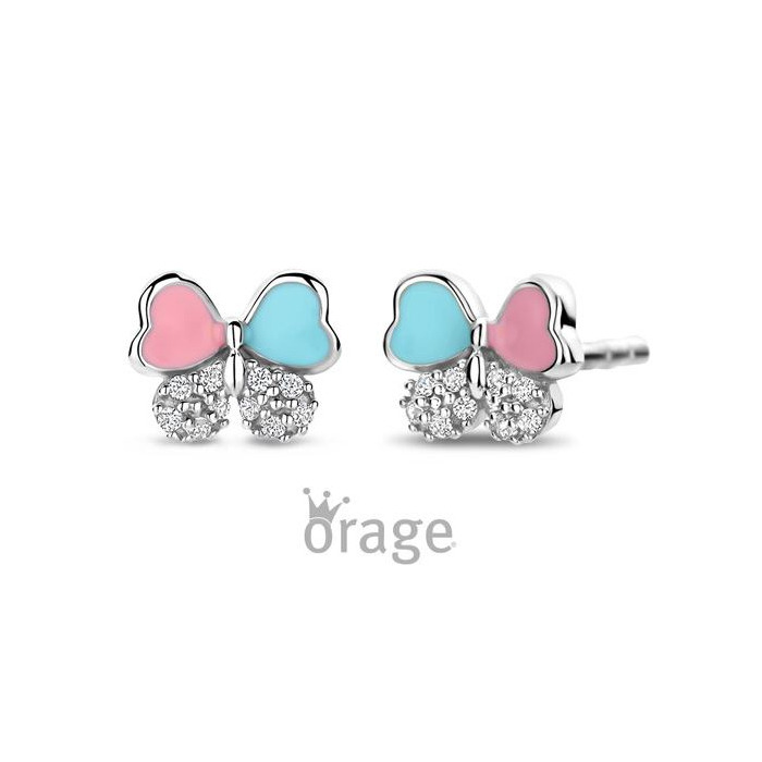Juweel ORAGE KIDS OORSTEKERS VLINDER MULTICOLOR K2987 