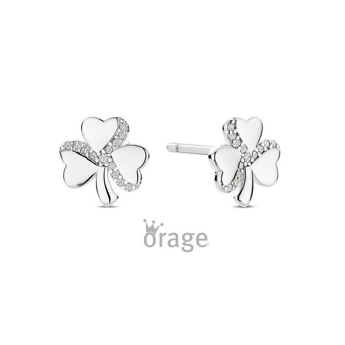 Juweel ORAGE KIDS OORSTEKERS KLAVERTJE K3000 