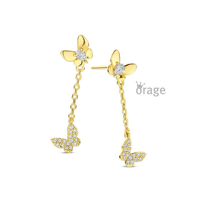 Juweel ORAGE KIDS OORSTEKERS VLINDER K3003 