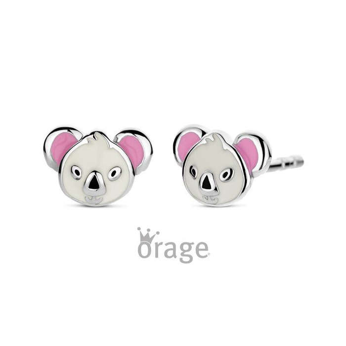 Juweel ORAGE KIDS OORSTEKERS KOALA ROZE K3008 