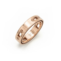 Juweel Mattioli Puzzle Techno herenring in rosé goud MAN054R200M   Juweel Mattioli Puzzle Techno herenring in rosé goud MAN054R200M