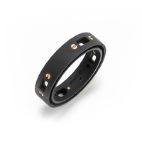 Juweel MATTIOLI PUZZLE TECHNO RING BLACK TITANIUM/ROSE GOLD MAN054X201  Juweel MATTIOLI PUZZLE TECHNO RING BLACK TITANIUM/ROSE GOLD MAN054X201