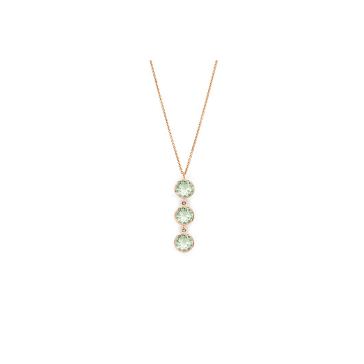 Juweel MATTIOLI SMARTIES PENDANT ROSE GOLD/PRASIOLITE MCT105R047N  Juweel MATTIOLI SMARTIES PENDANT ROSE GOLD/PRASIOLITE MCT105R047N