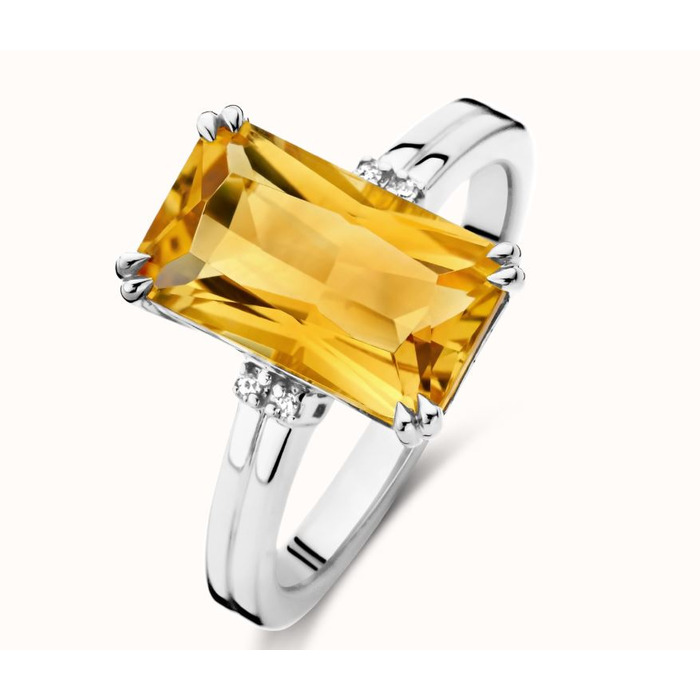 Juweel DIAMANTI PER TUTTI CITRINE RING M2438 YELLOW 88888
