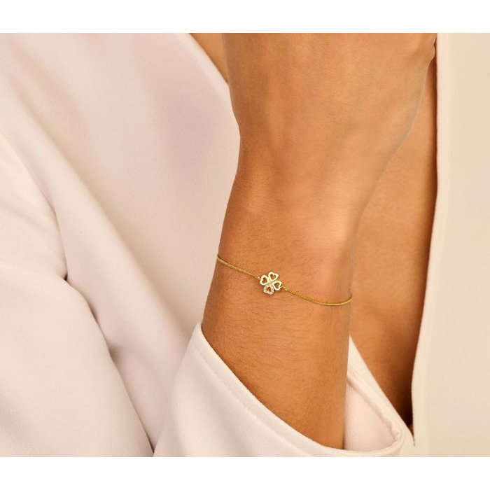 Juweel Diamanti Per Tutti Chance Armband Zilver925 M854 Yellow 