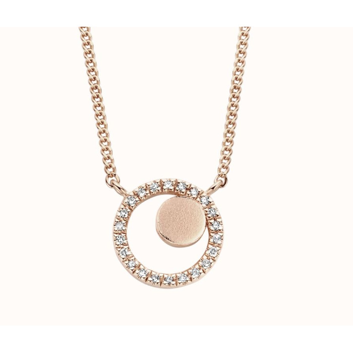 Juweel DIAMANTI PER TUTTI SATURN NECKLACE M2396 YELLOW 