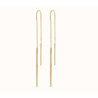 Juweel DIAMANTI PER TUTTI LINEAR EARRINGS M2417 YELLOW  Juweel DIAMANTI PER TUTTI LINEAR EARRINGS M2417 YELLOW