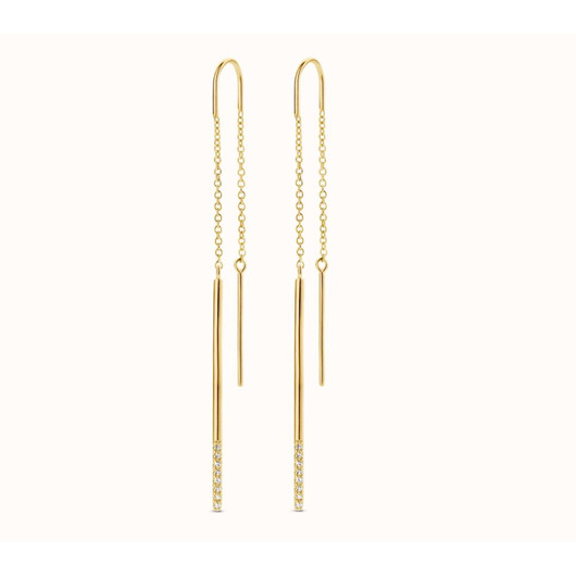 Juweel DIAMANTI PER TUTTI LINEAR EARRINGS M2417 YELLOW  Juweel DIAMANTI PER TUTTI LINEAR EARRINGS M2417 YELLOW