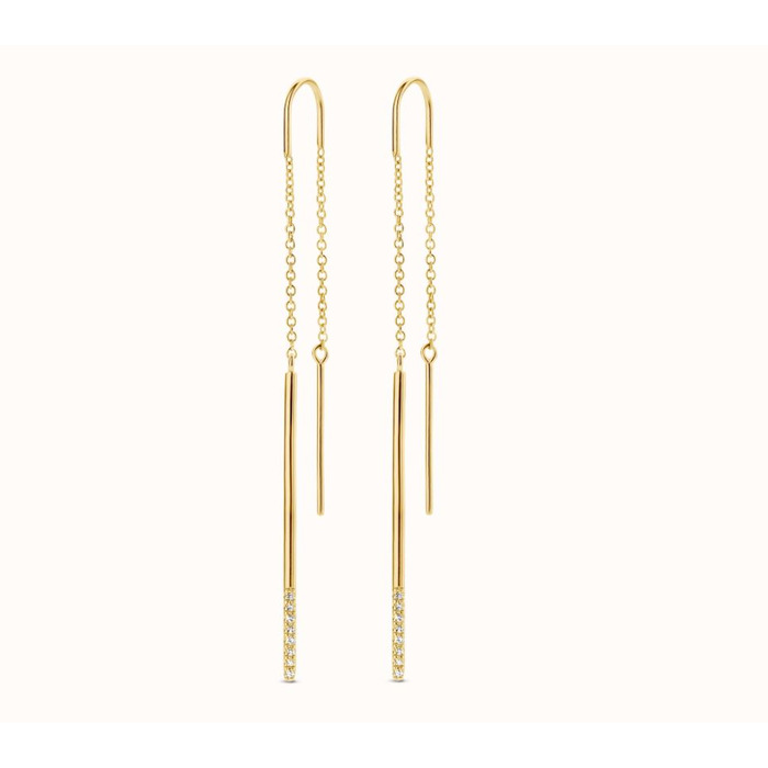 Juweel DIAMANTI PER TUTTI LINEAR EARRINGS M2417 YELLOW 