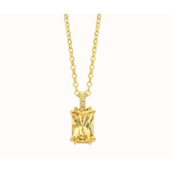 Juweel DIAMANTI PER TUTTI CITRINE NECKLACE M2489 YELLOW 