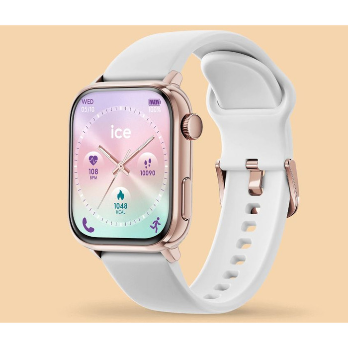 Horloge Ice Watch ICE Smart 3.0 Rose Gold - White 1.78AMOLED 024302 