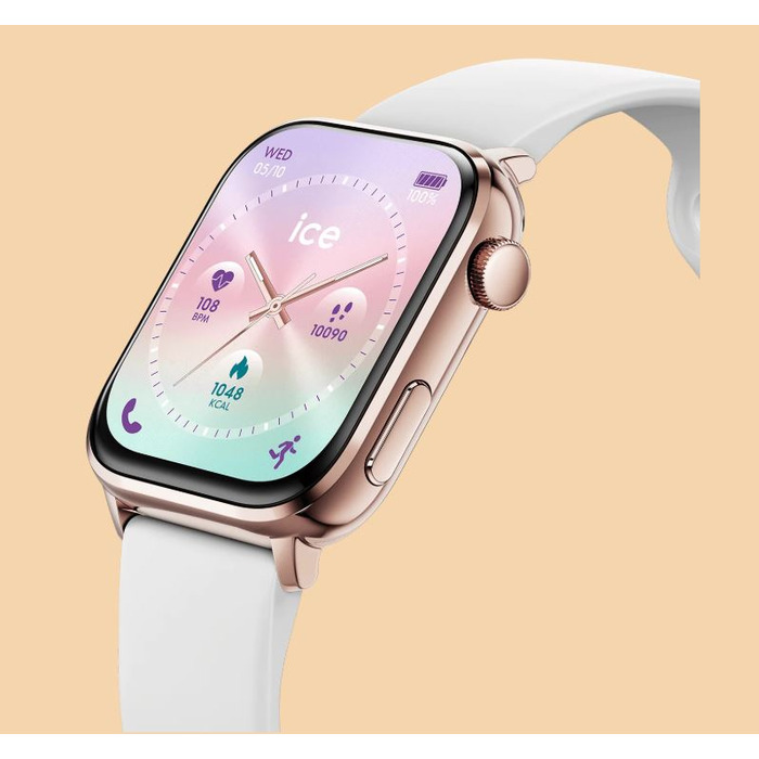 Horloge Ice Watch ICE Smart 3.0 Rose Gold - White 1.78AMOLED 024302 