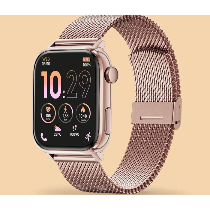 Horloge Ice Watch ICE Smart 3.0 Rose Gold - Milanese 1.78AMOLED 024304 