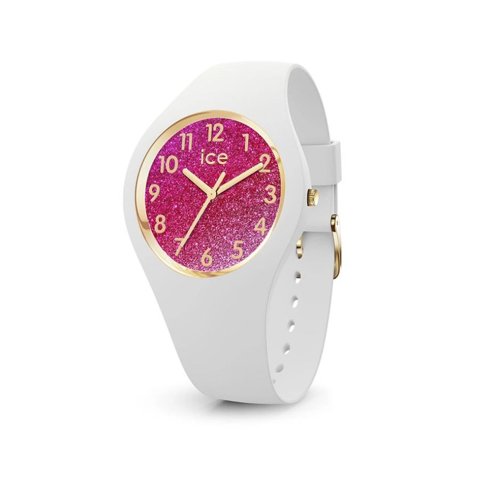 Horloge ICE WATCH ICE GLITTER WHITE PINK 022572 