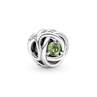 Juweel Pandora Moments Augustus Geboortesteen Lentegroene Oneindige Cirkel Bedel 790065C03 Juweel Pandora Moments Augustus Geboortesteen Lentegroene Oneindige Cirkel Bedel 790065C03