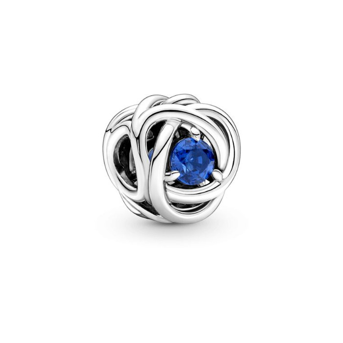 Juweel Pandora Moments September Geboortesteen Blauwe Oneindige Cirkel Bedel 790065C07 