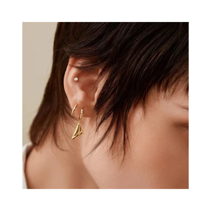 Juweel Ania Haie Sunshine Chaser Solitaire Studs E059-03G 