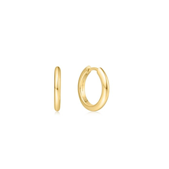 Juweel Ania Haie Vogue Maven Sparkle Tube Small Huggie Hoop Earrings E062-01G 