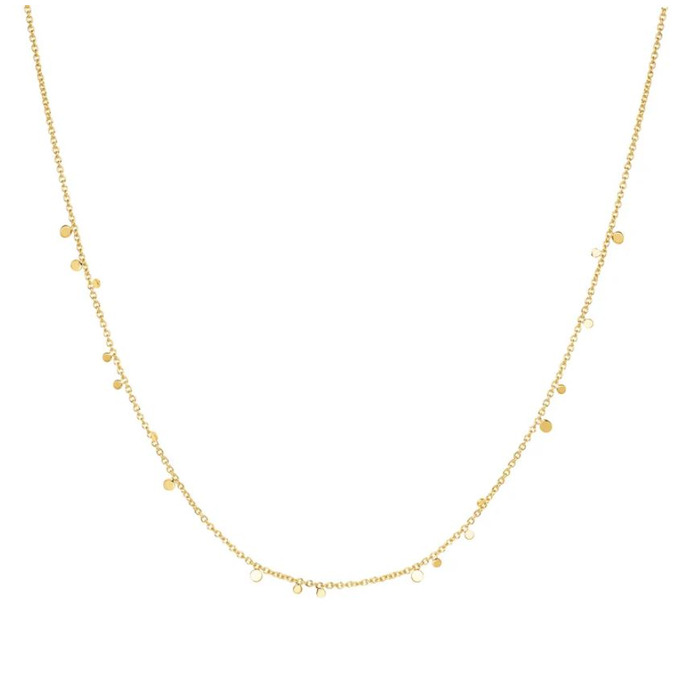 Juweel Ania Haie Chill Voyager Mini Disc Drop Stacking Necklace N063-02G 