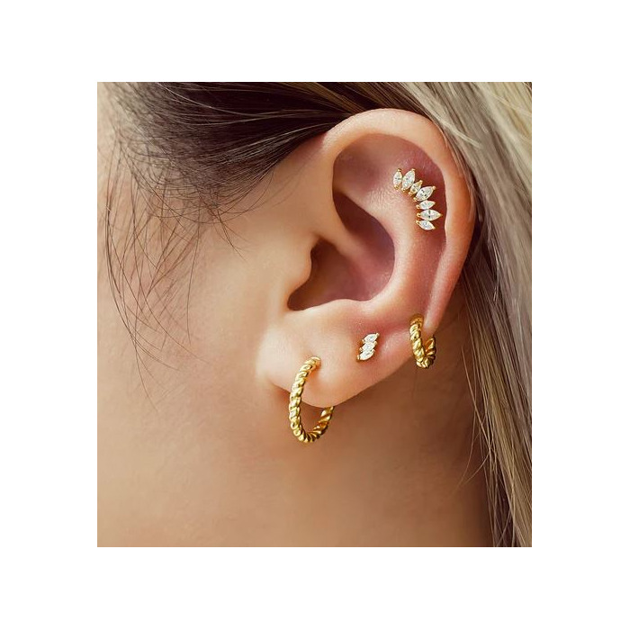 Juweel Ania Haie Chill Voyager Triple Marquise Stud Earrings E063-01G 