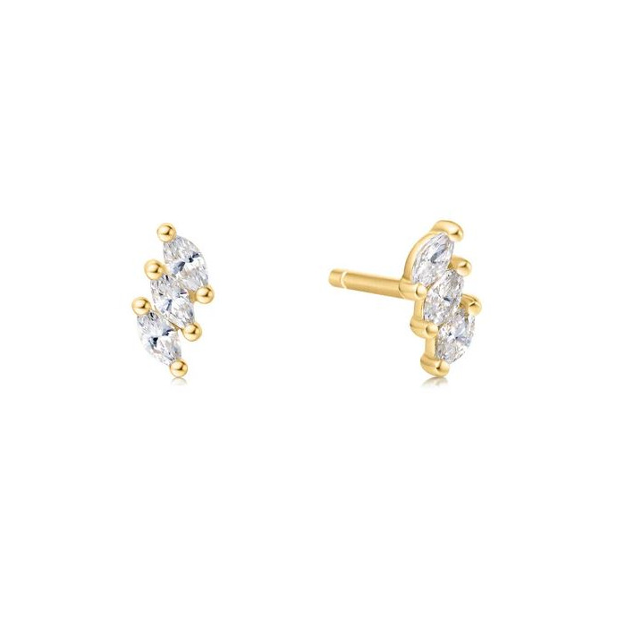 Juweel Ania Haie Chill Voyager Triple Marquise Stud Earrings E063-01G 