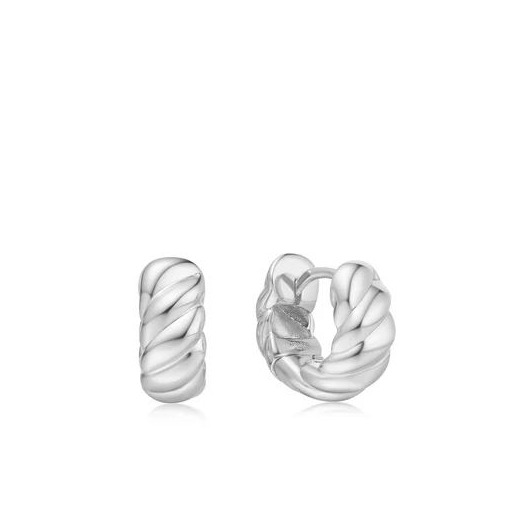 Juweel Ania Haie Chill Voyager Bold Texture Small Huggie Hoop Earrings E063-06H  Juweel Ania Haie Chill Voyager Bold Texture Small Huggie Hoop Earrings E063-06H