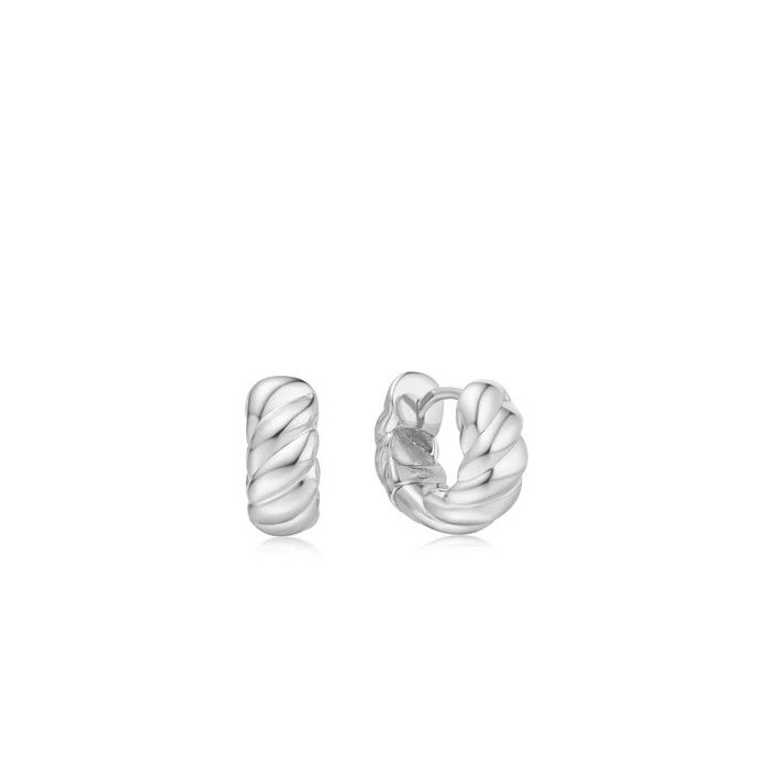 Juweel Ania Haie Chill Voyager Bold Texture Small Huggie Hoop Earrings E063-06H 