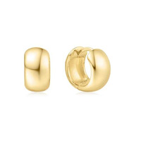 Juweel Ania Haie Sunny Sparkler Chubby Small Huggie Hoop Earrings E064-04G  Juweel Ania Haie Sunny Sparkler Chubby Small Huggie Hoop Earrings E064-04G