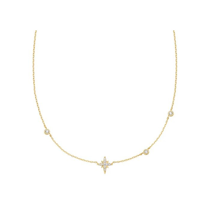 Juweel Ania Haie Miss Dainty Eight-pointed Star Necklace N065-02G 