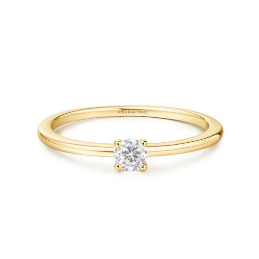 Juweel Ania Haie Sunny Sparkler Classic Slim Stacking Ring R064-01G  Juweel Ania Haie Sunny Sparkler Classic Slim Stacking Ring R064-01G