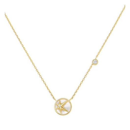 Juweel Ania Haie Miss Dainty Starry Mother-of-Pearl Necklace N065-05G Juweel Ania Haie Miss Dainty Starry Mother-of-Pearl Necklace N065-05G